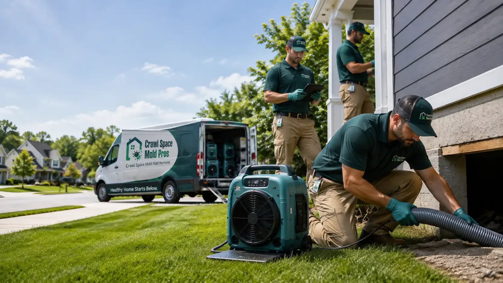 Crawl Space Mold Removal in Hickman, CA